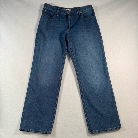 Levis Jeans Womens 32 Blue 94 Baggy High Rise Medium Wash - Picture 1 of 13